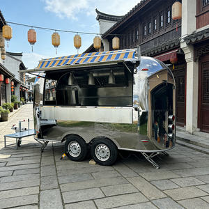 Remorque de restauration mobile, cuisine de restauration rapide, fumoir à barbecue, remorque à café, camion de concession entièrement équipé - Product Image 5