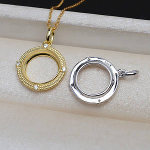 Set de Accesorios de Plata S925 para DIY, Perla de 11.5mm, Base Plana para Colgante de Concha de Caballito, Soporte para Pendientes de 25mm X 4mm, Tamaño Libre 4078 - Product Image 3