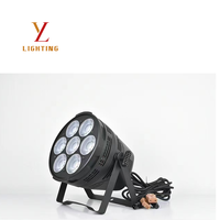 Projecteur LED COB 7 Yeux 350W, 7*50W Bi-couleur 3200K/5600K, 11 Canaux DMX512, Éclairage de Scène en Aluminium
