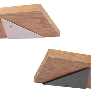 Support d'étagère dissimulé Juwoya en acier laminé à froid, support mural moderne et simple pour rangement - Product Image 3