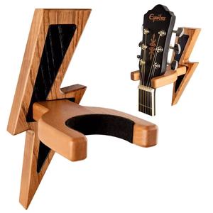 Estante de pared para ukelele estilo americano, estante de exhibición de madera para sala de estar, soporte para colgar erhu - Product Image 1