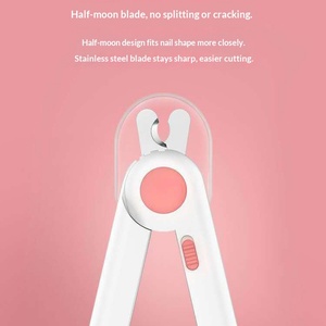 Cortauñas LED para mascotas con logotipo personalizado de fábrica ODM, mango antideslizante, herramienta de aseo para mascotas, bajo MOQ, suministro al por mayor - Product Image 4