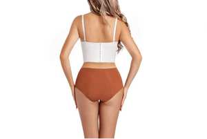 Sur commande, Culotte menstruelle post-partum sans couture 4 couches pour femmes, grande taille, de fabricant de vêtements de maternité - Product Image 6