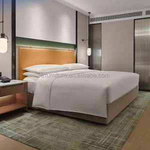 Juego de Muebles de Dormitorio de Hotel de Cinco Estrellas de Lujo, Muebles de Madera Sólida para Habitaciones King y Queen, Muebles de Hotel Personalizados - Product Image 6