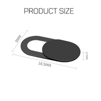 Protection de la vie privée ABS feuille coulissante couverture Webcam pour iPhone iPad téléphone tablette ordinateur portable couverture de caméra avant avec autocollant