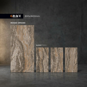 Azulejos de porcelana antideslizantes Rio Grey de 800x1600 mm para suelo y pared, con aspecto de piedra, diseño premium de 80x160 cm - Product Image 4