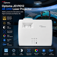 Projecteur laser Optoma JEV9012 4K UHD 4500 lumens pour simulateur de vol avec 3D complet et contraste élevé