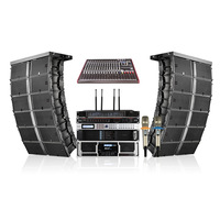 Ensemble de haut-parleurs en ligne AkuS K2 Dual 12 pouces à trois voies, réponse en fréquence 50 Hz-20 kHz, contreplaqué de bouleau américain, professionnel, pour extérieur