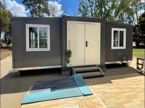 Porte d'entrée en aluminium innovante, sûre et autonome, pour <span class=keywords><strong>maison</strong></span> conteneur extensible, avec décoration moderne et esthétique - Product Image 3