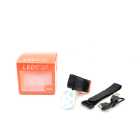Feu arrière de vélo en forme de coeur rechargeable par USB, 5 modes, étanche, pour la sécurité du cyclisme