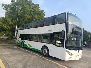 Coche usado 2 + 1 diseño autobuses de lujo autobús de dos pisos para África transporte largo ciudad turística autobús motor diésel - Product Image 2