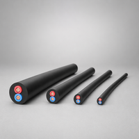 Cable de Silicona de 2 Núcleos Rojo y Negro, 8 10 12 14 16 18 AWG, Cable de Alimentación Flexible de Doble Núcleo con Revestimiento OFC para Inversor de Batería Solar DC