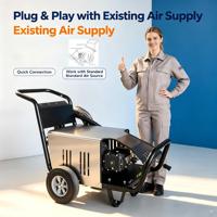 Nettoyeur haute pression pneumatique à air comprimé 2900 PSI 4 GPM portable JZC-20Q