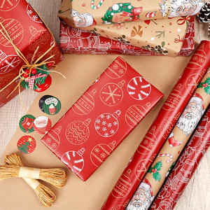 Factory Wholesale Custom Christmas Wrapping <b>Paper</b> <b>Packaging</b> 50 X 70 cm Gift Wrapping <b>Paper</b> - Product Image 4