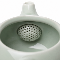 Service à thé en céramique émaillée pour cadeau de mariage chinois, théière et quatre tasses avec boîte de transport en papier kraft pour les invités de la cérémonie