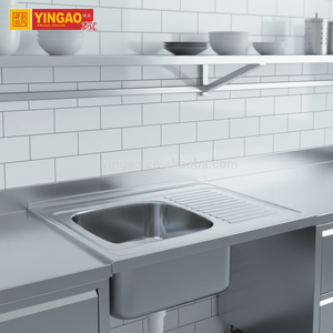 <span class=keywords><strong>Fregadero</strong></span> de Cocina de Acero Inoxidable 304 de un Solo Tazón, Diseño Tradicional, Superficie Pulida, Instalación Empotrada, <span class=keywords><strong>con</strong></span> <span class=keywords><strong>Escurridor</strong></span> Fabricado a Máquina - Product Image 2
