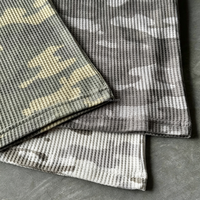 T-shirt en coton épais personnalisé avec impression intégrale camouflage, manches longues gaufrées, style streetwear – Fabricants