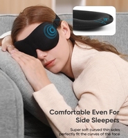 All'ingrosso della fabbrica nessuna pressione regolabile cinturino senza soluzione di continuità 3D sagomato Blackout maschera per gli occhi per dormire