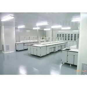 Fabricante sala limpa Gowning quartos sala limpa equipamento modular sala limpa porta janela e LED lâmpada sala limpa modular