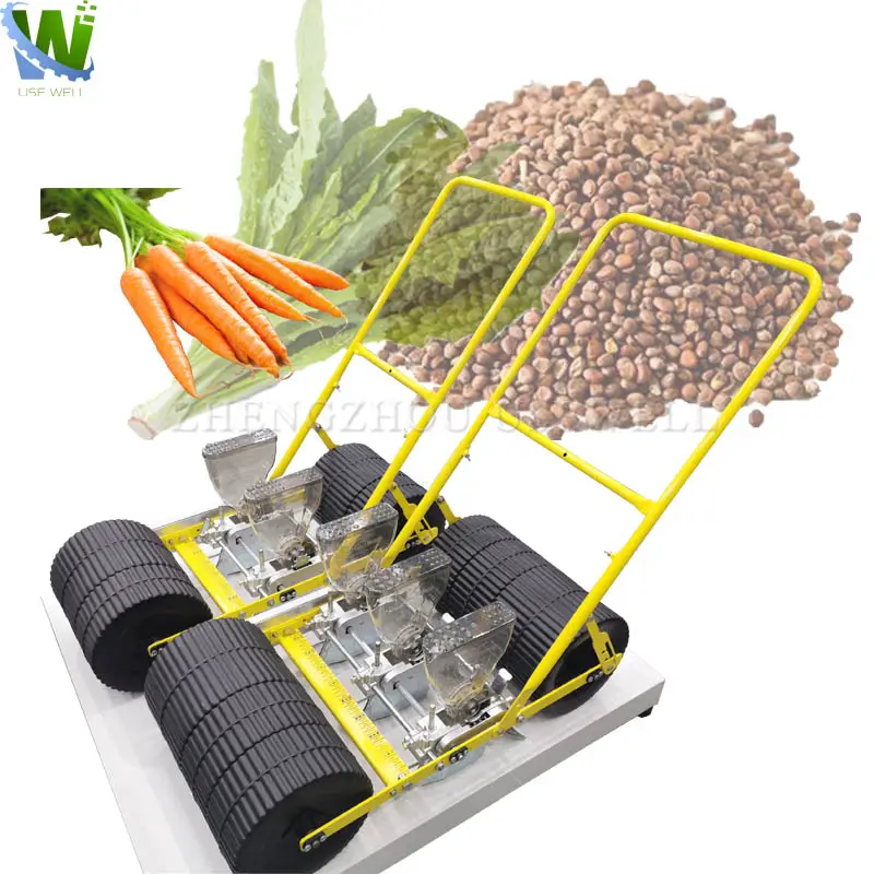 Venda por atacado manual de alimentação de grama super seeder de cebola gengibre semeador de semente para trator