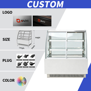 Vitrina Refrigerada Comercial <span class=keywords><strong>para</strong></span> Pasteles, Exhibidor de Pasteles, Refrigerador <span class=keywords><strong>para</strong></span> Panadería - Product Image 3