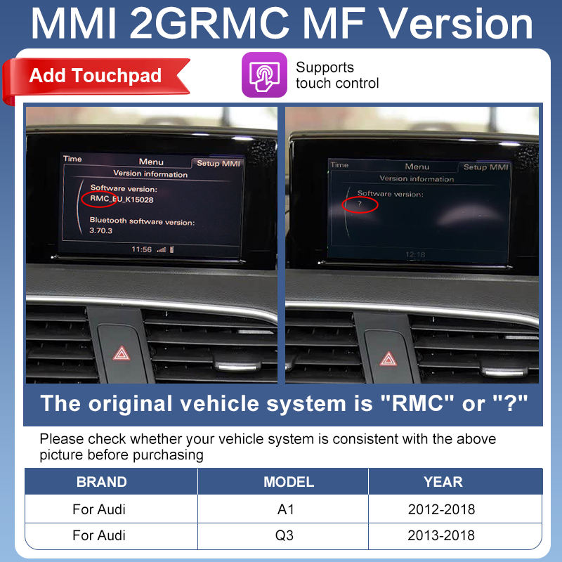 Version RMC - CarPlay+Tactile