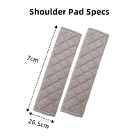 Coussin de ceinture de sécurité extra long en peluche personnalisé, housse universelle pour ceinture de sécurité, coussinets de ceinture de sécurité, housse de sangle de ceinture de sécurité, pièce intérieure