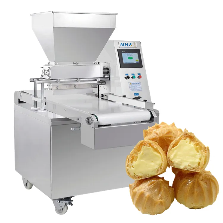 Extrusora automática queque muffin que faz a máquina bolo Depositante máquina bolo crepe máquina enchimento do bolo