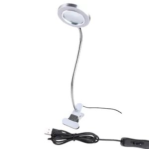 Magnifying Glass With Light 8X LED Magnifying Lamp Clip 360 <strong>Flexible</strong> <strong>Magnifier</strong> - Product Image 3