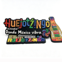 Imán de PVC Suave 3D para Refrigerador, Logotipo Personalizado, Recuerdo Turístico, Imán de Goma para Refrigerador, Promoción, Venta al por Mayor, Precio Directo de Fábrica