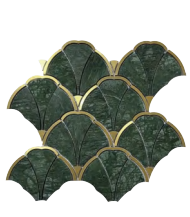 Mosaico in Marmo OEM 10MM, Design Retrò a Parquet, Piastrelle con Motivi Floreali per Cucina e Bagno - Product Image 6