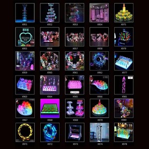 Có thể sạc lại điều khiển từ xa moet Champagne <span class=keywords><strong>LED</strong></span> chai thuyết trình Carrier glorifier hiển thị cho Câu lạc bộ đêm - Product Image 6