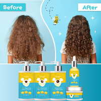 Set Perawatan Rambut Anak 2-in-1 dari Pabrik, Melembapkan, Menghidrasi, Menutrisi, Sabun Mandi & Sampo, Gel Mandi, 100% Organik Berbasis Tumbuhan