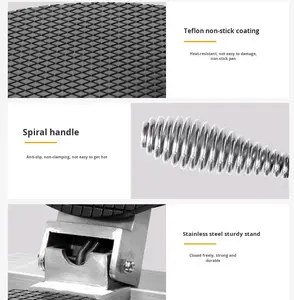 Machine à gaufres coniques en acier inoxydable pour usage commercial, machine électrique à peau croustillante pour les salons de crème glacée et les boulangeries - Product Image 6