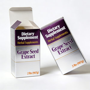<span class=keywords><strong>Caja</strong></span> de Embalaje Médico Ecológica de Cartón Blanco con Impresión de Color Personalizada, <span class=keywords><strong>Caja</strong></span> de Papel para Suplementos para el Cuidado de la Salud - Product Image 4