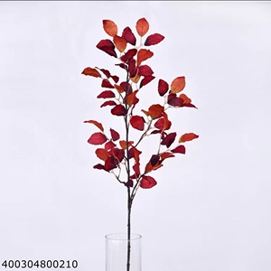 Fornitura Diretta dalla Fabbrica Fyflower <span class=keywords><strong>di</strong></span> Foglie <span class=keywords><strong>di</strong></span> <span class=keywords><strong>Faggio</strong></span> Artificiali Colorate e Realistiche (in Tessuto) per Decorazioni Domestiche - Product Image 5