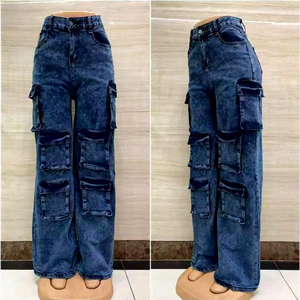 <span class=keywords><strong>Jeans</strong></span> da <span class=keywords><strong>Donna</strong></span> <span class=keywords><strong>Skinny</strong></span> Traspiranti a Vita Alta, Lavaggio Chiaro, Gamba Dritta, Stile Casual - Product Image 2