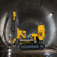 Foreuse DTH de type divisé ZGYX412B-1, machine de forage de surface sur chenilles pour l'exploitation minière et les trous de dynamitage en carrière
