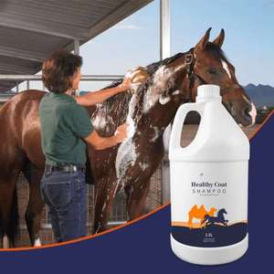 Champú para Caballos con Aroma a Manzana Personalizado, Champú y Acondicionador Natural para el Cuidado de Caballos - Product Image 1