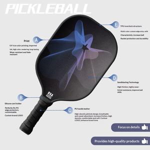 Новая ракетка для пиклбола NewChance T700 из углеродного волокна с сердцевиной из полипропиленовых сот, сертифицированная USAPA, модель NC-05 - Product Image 2