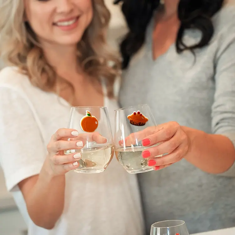 Thanksgiving Magnetische Wijnglas Charmes Set Van 12 Perfecte Drink Markers Voor Stemless Bril