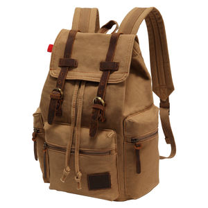 Muzee Vintage Sac à dos de voyage antivol pour hommes Sac à dos décontracté en toile lavée - Product Image 5