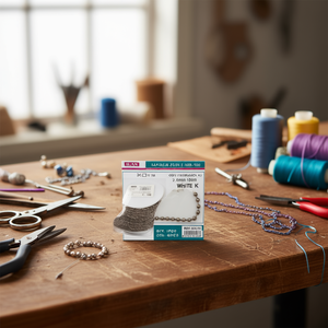 Catena in Acciaio Ilan 2.0mm 100m Bianco K per Lavorazioni Artigianali - Product Image 3