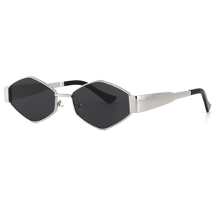 Gafas de Sol Unisex con Marco Metálico Rectangular, Lentes Verdes, 100% Protección UV, Protección Solar para Adultos - Product Image 5