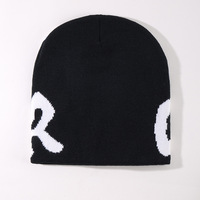Bonnet en tricot jacquard unisexe personnalisé avec motif rayé, tissu courant - Prêt pour les voyages et la plage