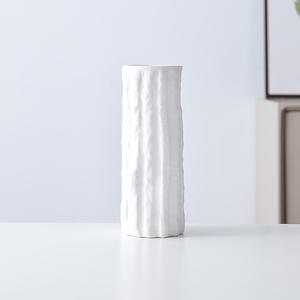 Vase de table en porcelaine de style bohème simple européen, hydroponique, pour fleurs séchées, base antidérapante écologique, décoration d'intérieur - Product Image 3