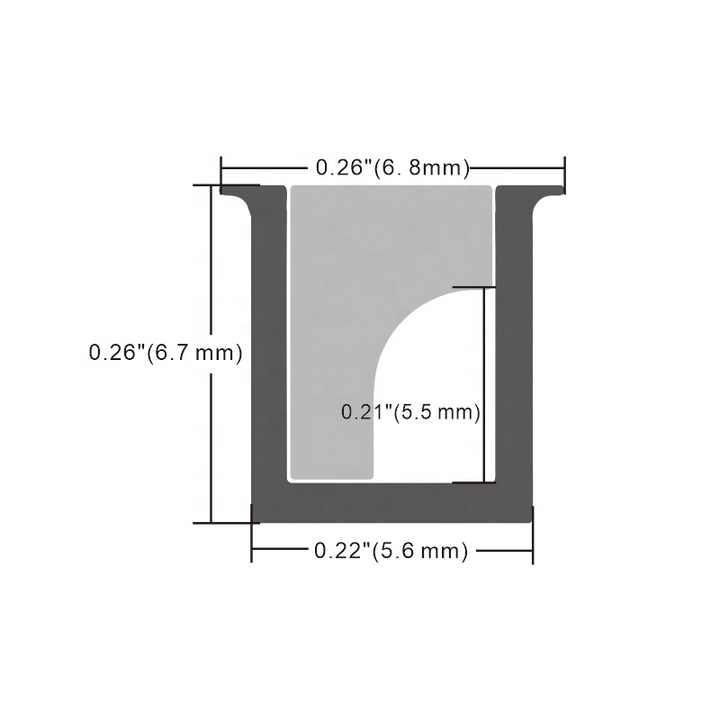 Waterproof LED Alu Profile with Diffuser PC Cover Endcaps Clip for LED ...