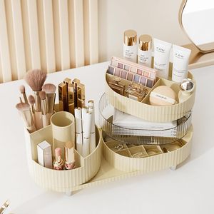 Boîte de rangement ronde moderne pour maquillage, rangement pour rouge à lèvres, porte-crayons cosmétiques, organisateur - Product Image 2
