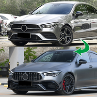 Per Mercedes Benz CLA Classe C118 CLA200 CLA35 Kit Carrozzeria Modificato e Aggiornato Stile CLA45 AMG con Paraurti Anteriore, Griglia GT e Air Knife
