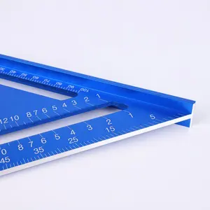 7-Inch Carpenter's Triangle Ruler Aluminum Alloy Speed Square Protractor 45/90 Degree Measuring Tool Woodworking Hand Tools